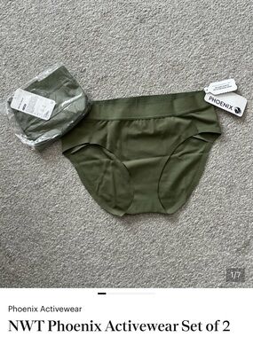 Phoenix Activewear Women’s Olive Sports Bikini Brief - 2-Pack